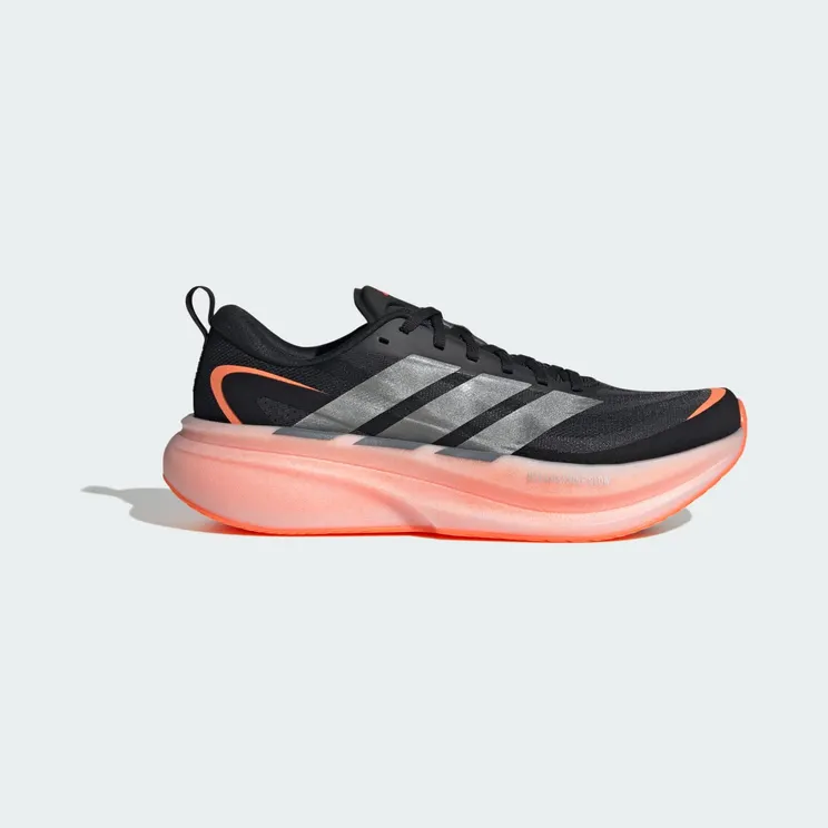 adidas Supernova Glide M Running “Core Black / Iron Metallic / Lucid Orange” (KJ8760)