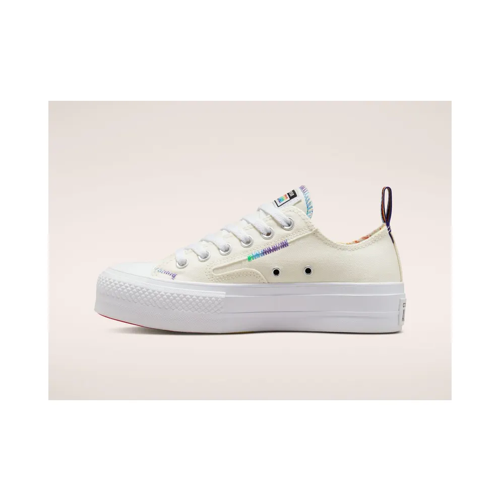 Converse Chuck Taylor All Star Lift Platform Pride Egret/University Red (A02264C)