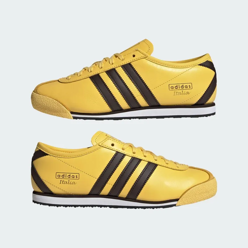 Adidas Italia 70s Spring Yellow / Dark Brown / Core Black (JQ9071)