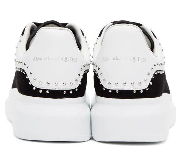 Alexander McQueen Suede Studded Oversized “Black” (634322WHV6Z1071) (4)