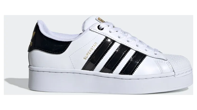 adidas Superstar Bold Cloud White / Core Black / Gold Metallic (FV3336)