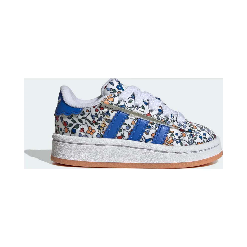 Adidas Campus 00s X Liberty London Comfort Closure met Elastische Veters Kids Blue / Blue / Off White (JS3841)