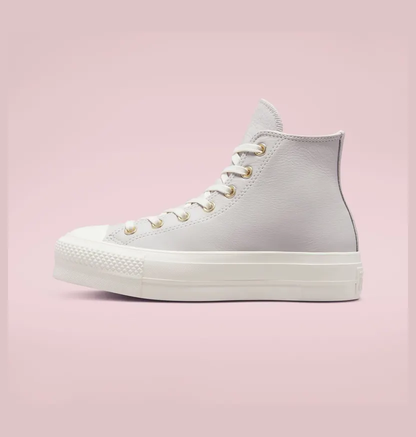Converse Chuck Taylor All Star Lift Platform Earthy Neutrals Mouse/egret/light Gold (A03733C)