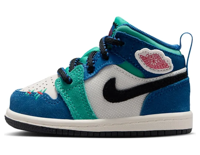 Air Jordan 1 Chalk/True Blue/Kinetic Green/University Red (IO2055-100)