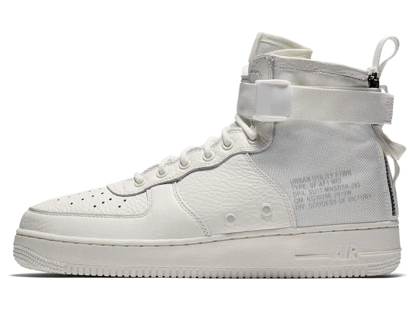 Nike SF Air Force 1 Mid Triple Ivory