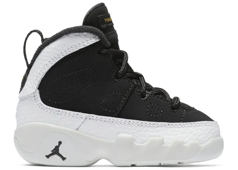 Jordan 9 Retro Black Summit White Metallic Gold (401812-021)