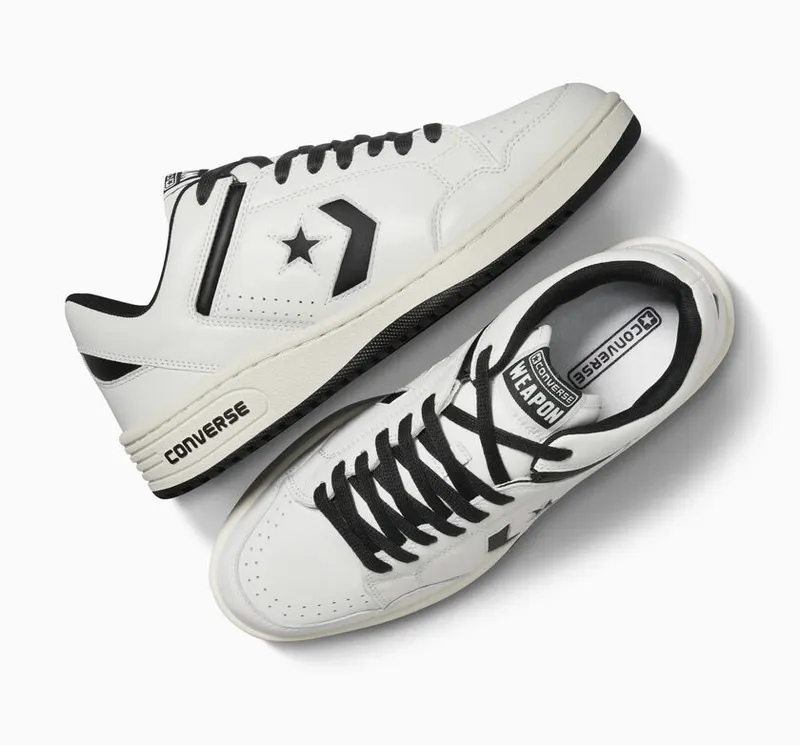 Converse Weapon Leather Vintage White/Black (A07239C)