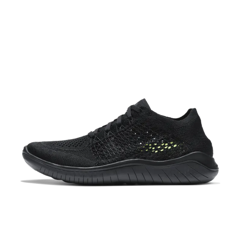 Nike Free RN Flyknit 2018 Black Anthracite (W) Black/Anthracite (942839-002)