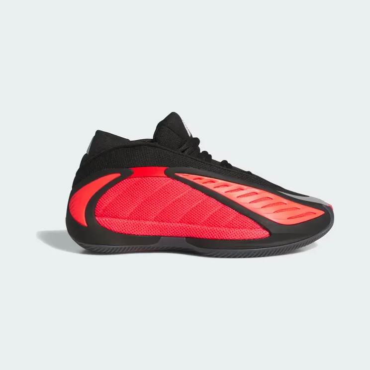 adidas Anthony Edwards 2 J “Core Black / Lucid Red / Lucid Lemon” (JQ2075)