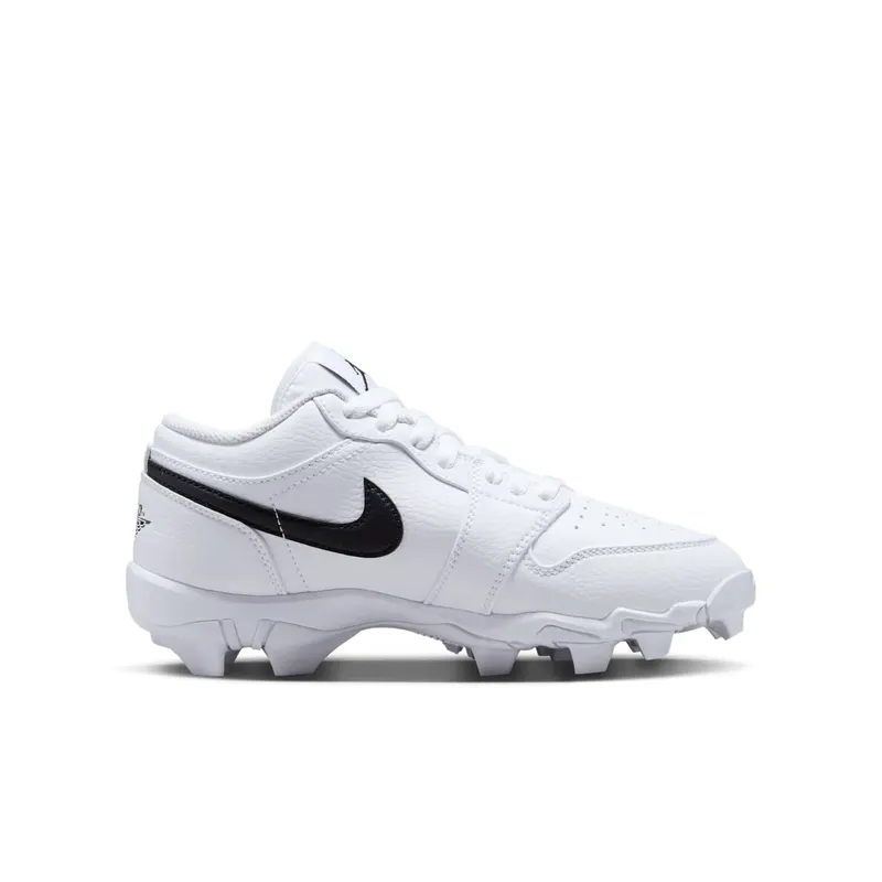 Air Jordan 1 Mid TD Cleat GS “White / Black” (HF6885-100)