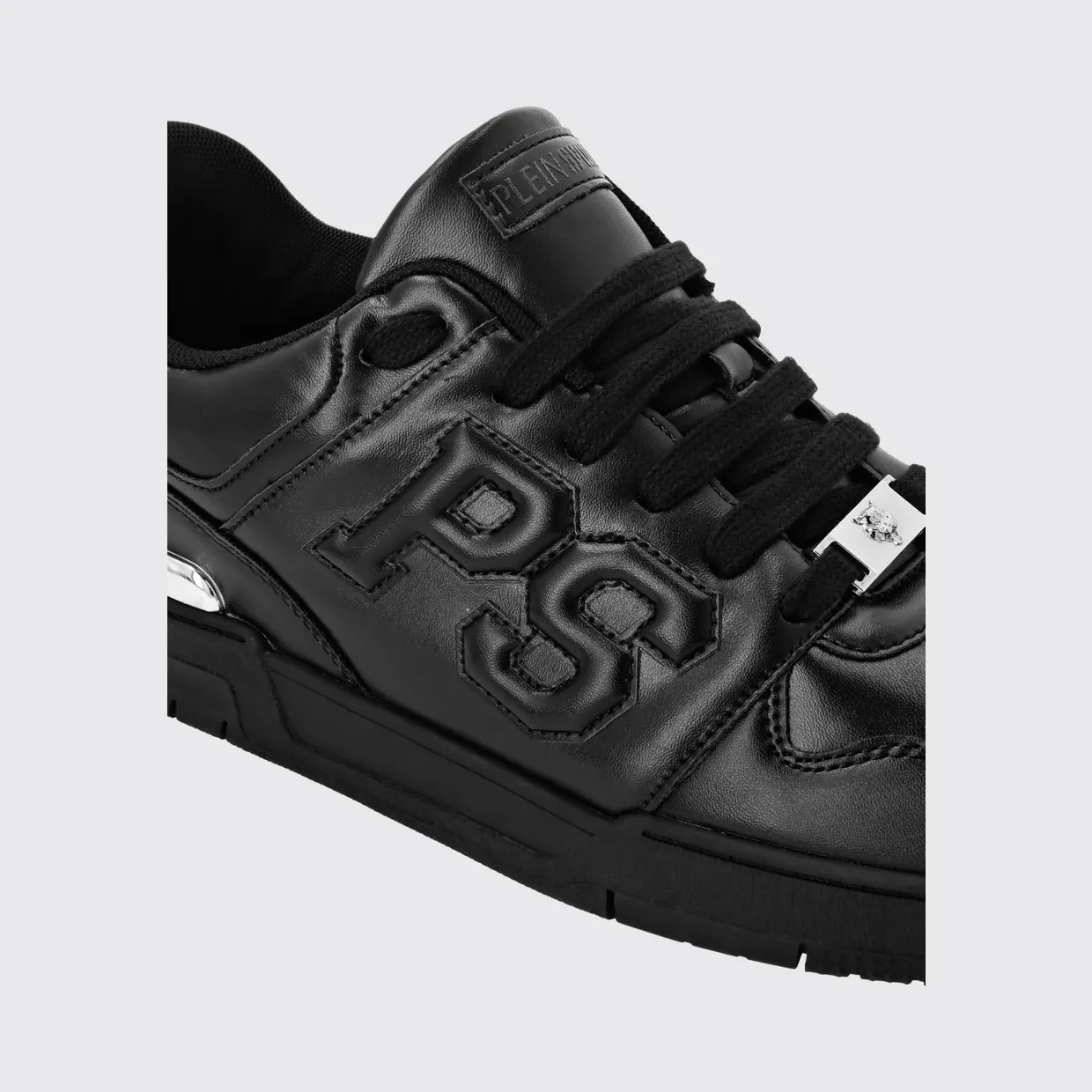 Plein Sport Andrika Leather Sneakers Black (FAESUSC0798SLE004N0202) (2)