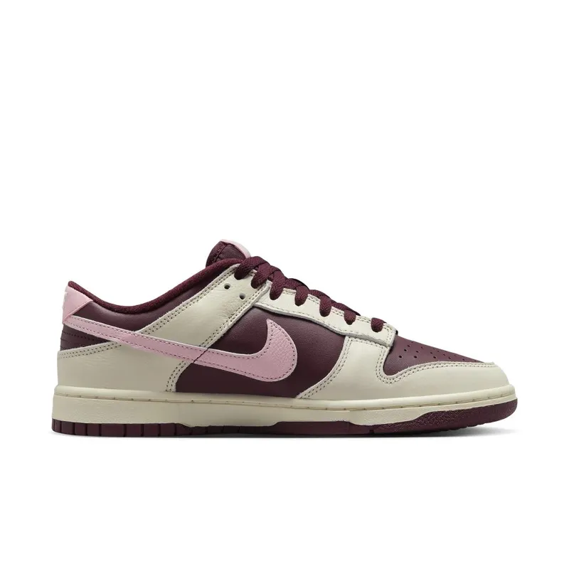Nike Dunk Low Retro Premium Pale Ivory/Night Maroon/Pale Ivory/Medium Soft Pink (DR9705-100)
