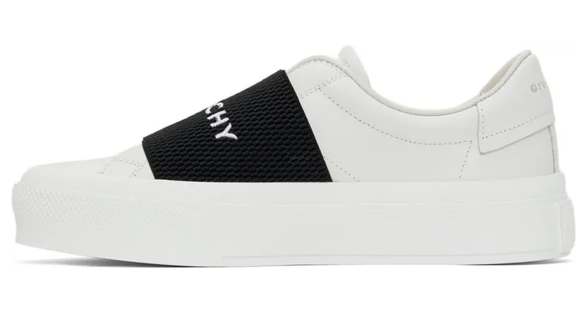 Givenchy White & Black City Court Slip-On Sneaker (BE0029E1BC116) (3)