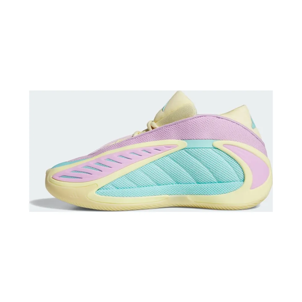 Adidas Anthony Edwards 2 J Almost Yellow / Bliss Lilac / Flash Aqua (JQ9505)