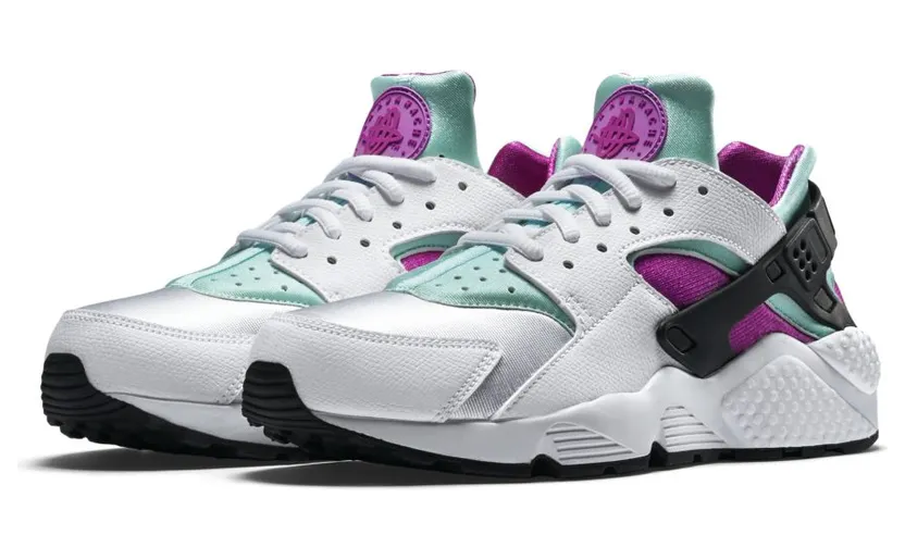 Nike Air Huarache Run White Fchs Flsh-Artsn Tl-Fchs (W) (634835-104)
