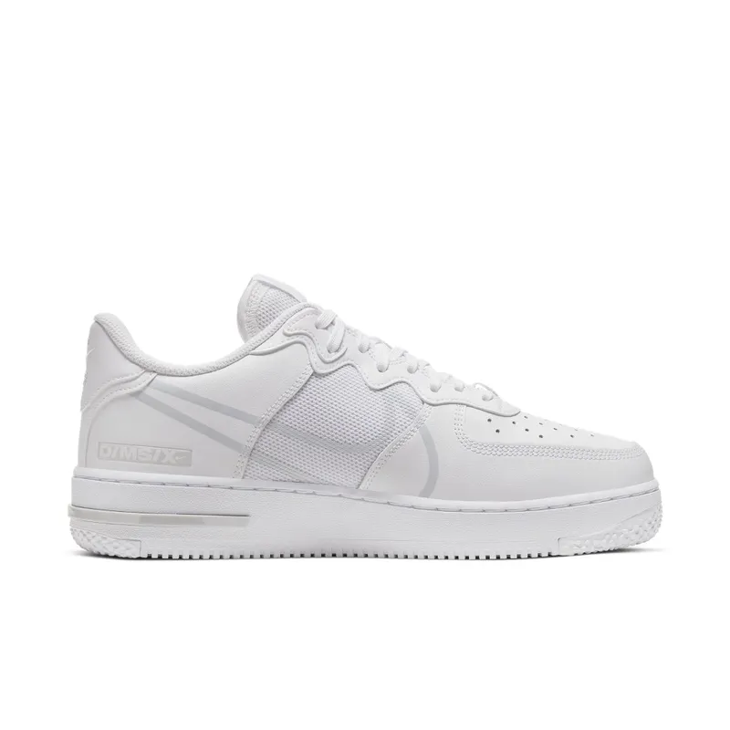 Nike Air Force 1 React White White/Pure Platinum (CT1020-101)