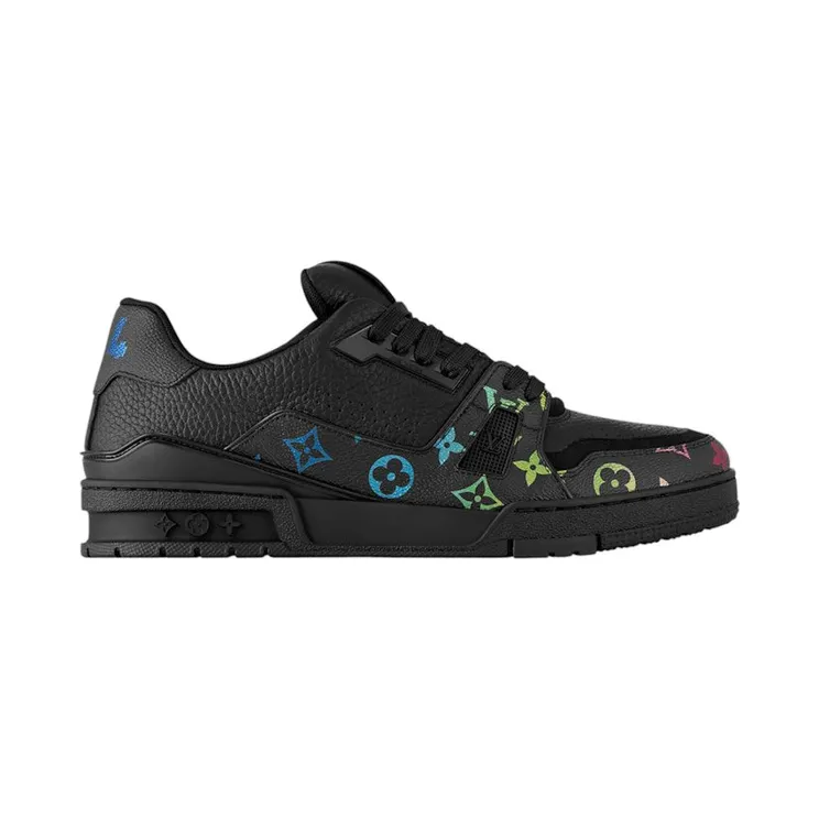 Louis Vuitton Lv Trainer Monogramm Black Multi (1AHDW4)