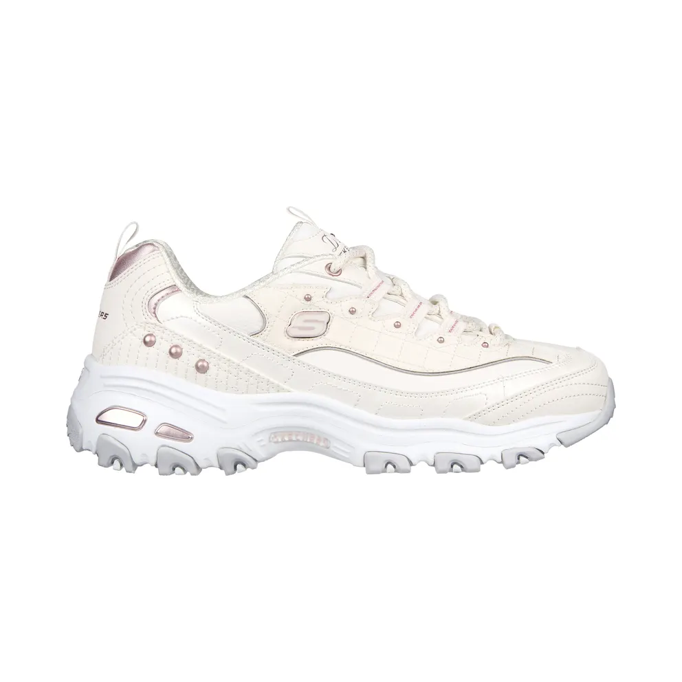 Skechers D’Lites – White / Lavendel – “White” (149267 WLV)