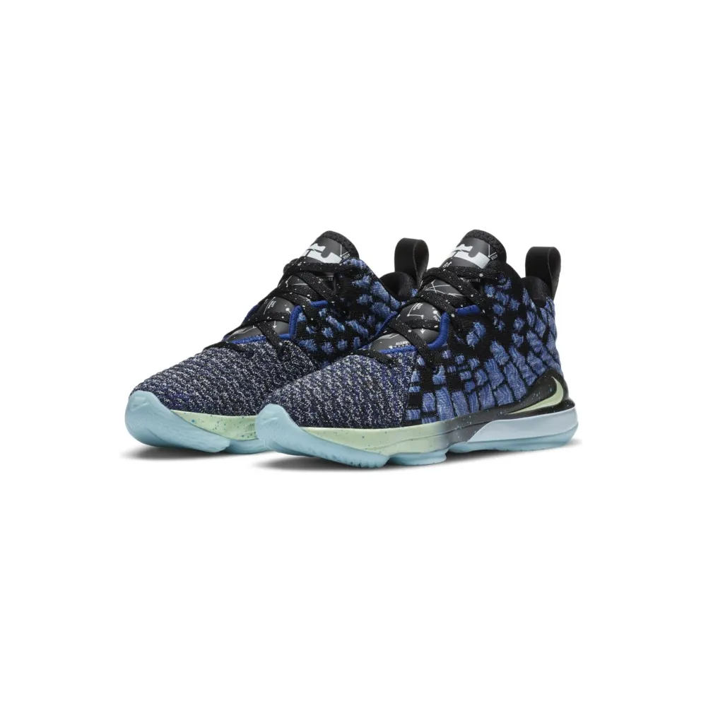Nike LeBron 17 Constellations (PS) Black/Volt-White (BQ5595-407)