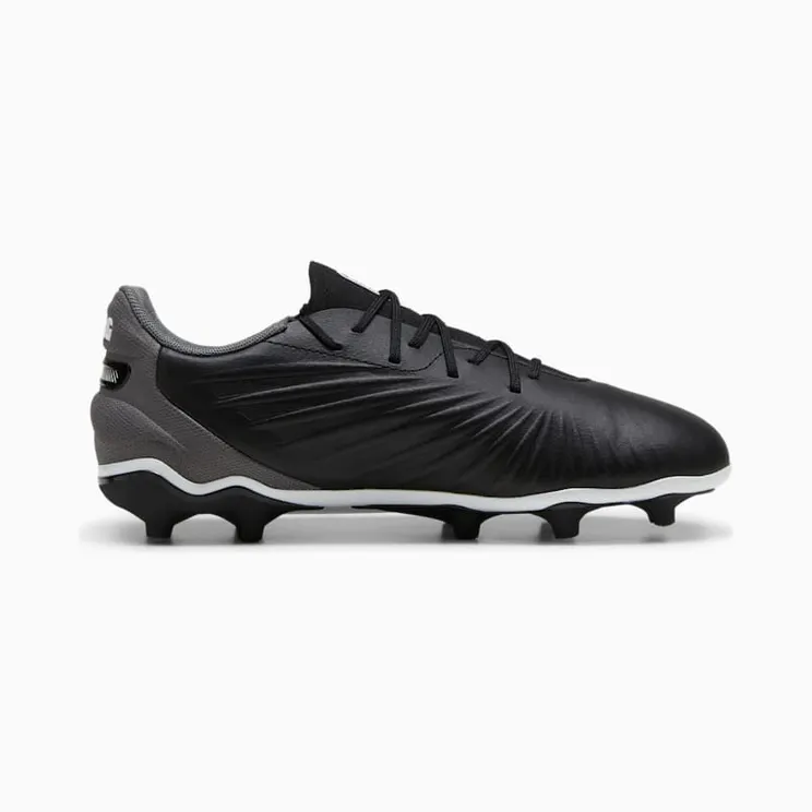 Puma King Match FG/AG Jr Black White Cool Dark Grey (108048-01)