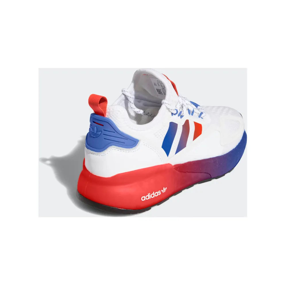 adidas ZX 2K Boost Cloud White / Solar Red / Blue (FX9519)