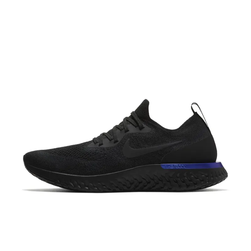 Nike Epic React Flyknit Black Racer Blue Black/Black-Racer Blue (AQ0067-004)