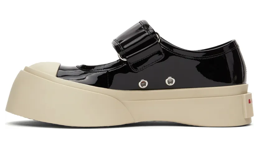 Marni Black Mary-Jane Sneakers (SNZW003120 P4347) (3)
