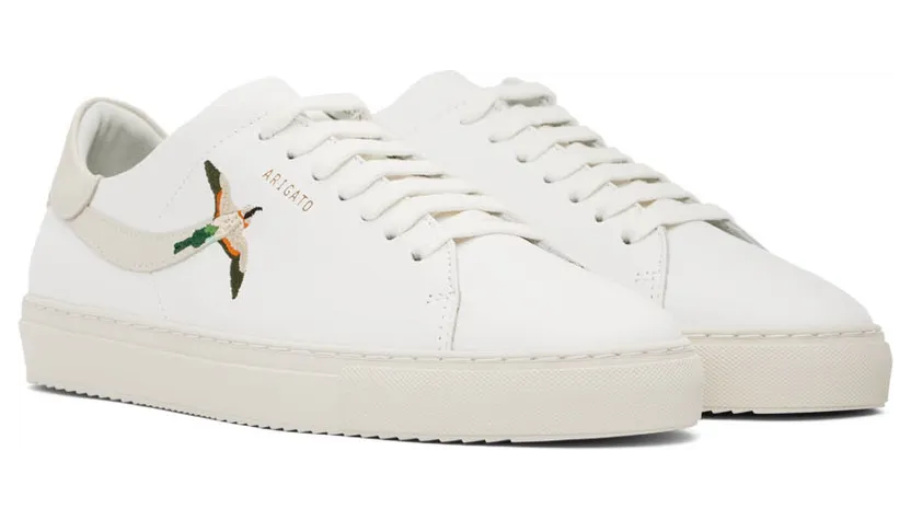 Axel Arigato White Clean 90 Stripe Bee Bird Sneakers (F0518002) (4)