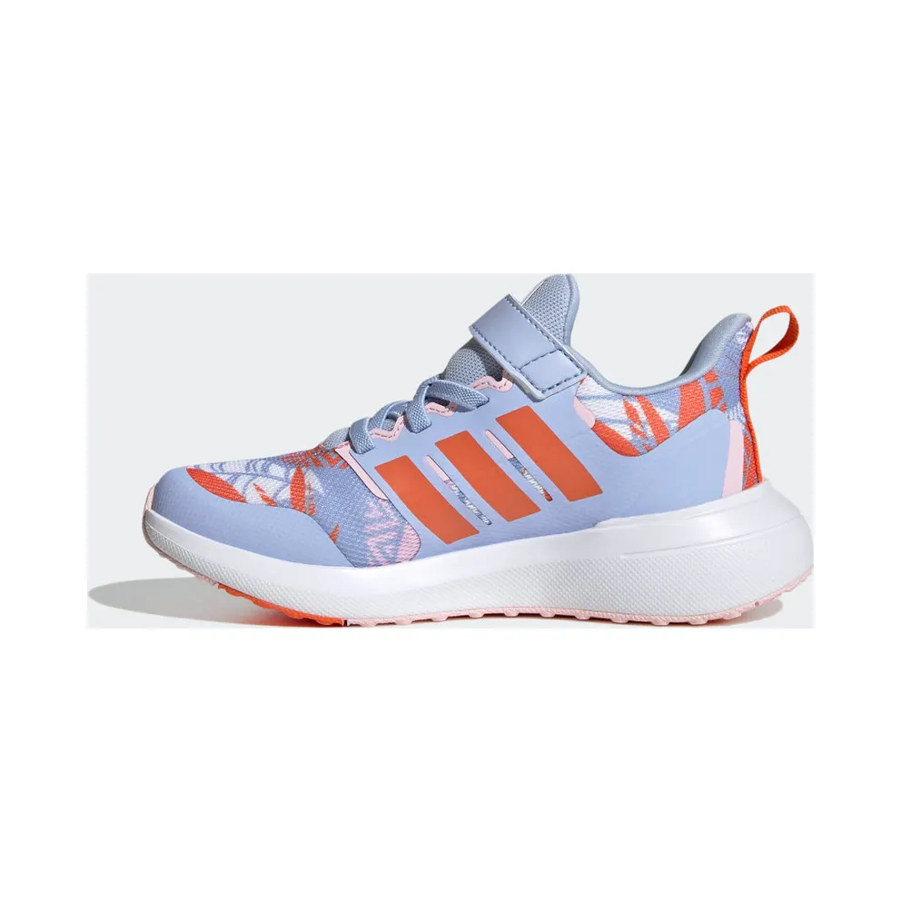 Adidas adidas x Disney FortaRun 2.0 Moana Cloudfoam Sport Running Elastic Lace Top Strap Blue Dawn / Semi Impact Orange / Cloud White (HP8999)