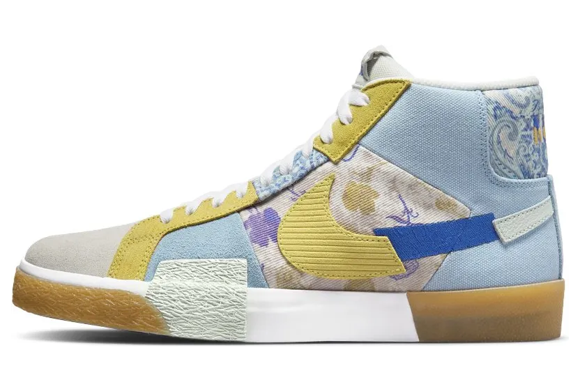 Nike SB Zoom Blazer Mid Premium Paisley Boarder Blue (DM0859-400)