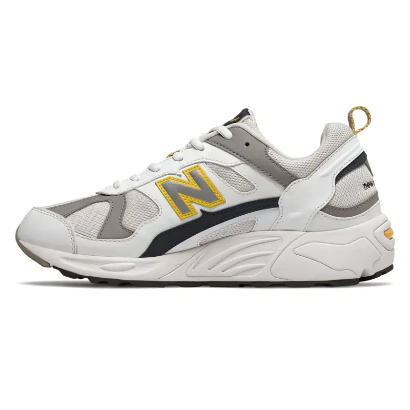 New Balance CM878 White Grey White/Grey/Yellow (CM878TCA)