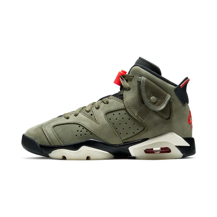 Air Jordan 6 Retro SP GS Travis Scott – Medium Olive (CN1085-200)