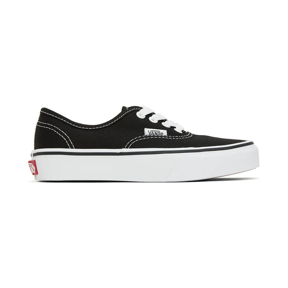 Vans Kids Black Authentic Little Kids (VN000WWX6BT1)
