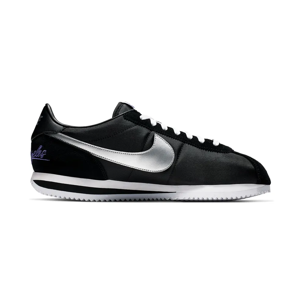 Nike Cortez Los Angeles Black Black/Metallic Silver-White (CI9873-001)