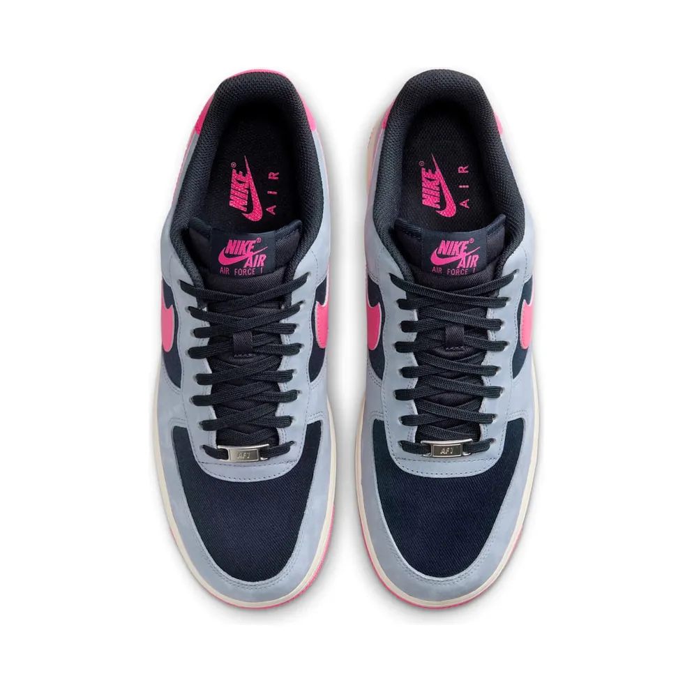 Nike Air Force 1 ’07 LX “Ashen Slate” (dark obsidian / pink blast) – FB8876-401