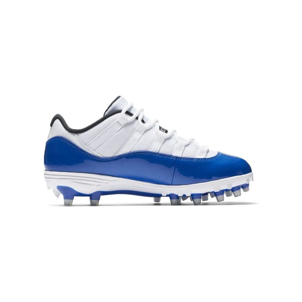 Jordan 11 Retro Low Cleat White Royal White/Game Royal-Game Royal-Black (AO1560-107)