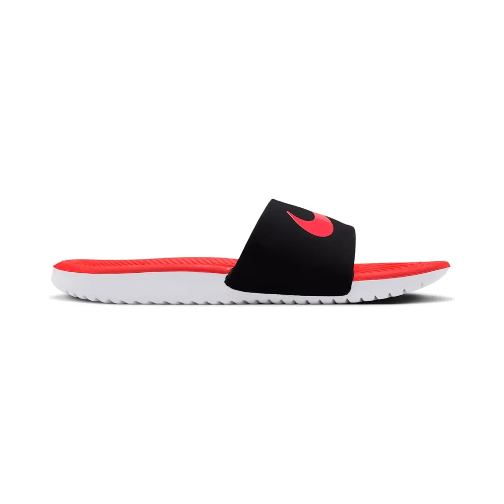 Nike Kawa Slide Black White Bright Crimson (FJ8812-003)