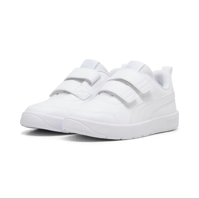 Puma Courtflex V3 “Puma White / Puma White / Silver Mist” (397642_02)