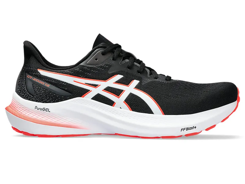 Asics Gt-2000 12 Black/Sunrise Red (1011B691.004)