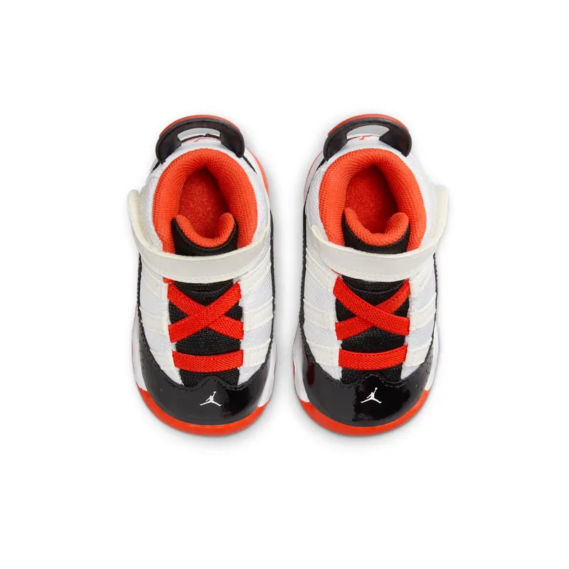 Jordan 6 Rings White Black Sail Team Orange (DV1344-108)