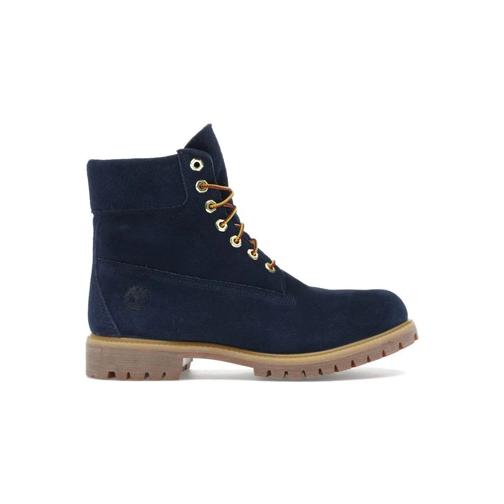 Timberland 6″ Premium Waterproof Boot American Eagle Navy Suede (TB0A6CC6-EW9)