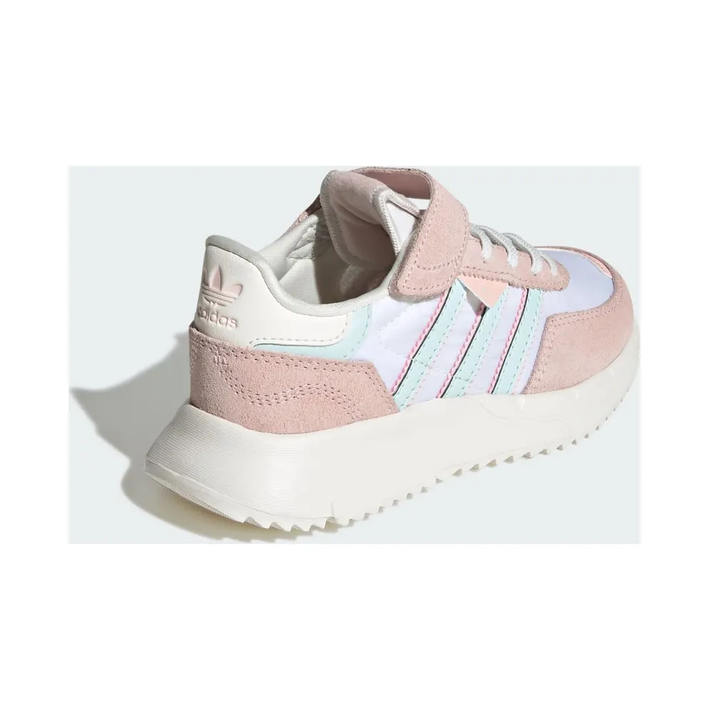 Adidas Retropy F2 Shoes Kids Core White / Halo Mint / Sandy Pink (JR7990)