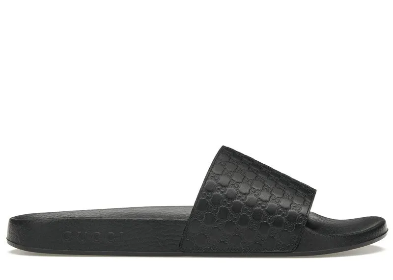 Gucci Microguccissima Slide Black (567115 BMJ00 1000)