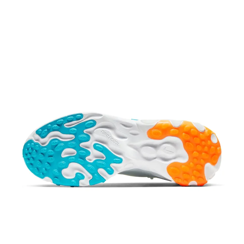 Nike React Presto Acid Wash White/Aura-Total Orange-Blue Fury (CN7664-100)