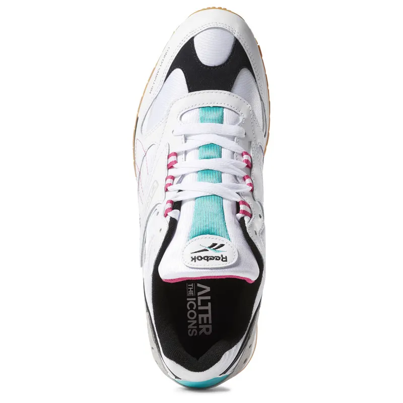 Reebok Classic Leather ATI 90s White White/Teal-Black-Grey-Pink (Other Brands Reebok)