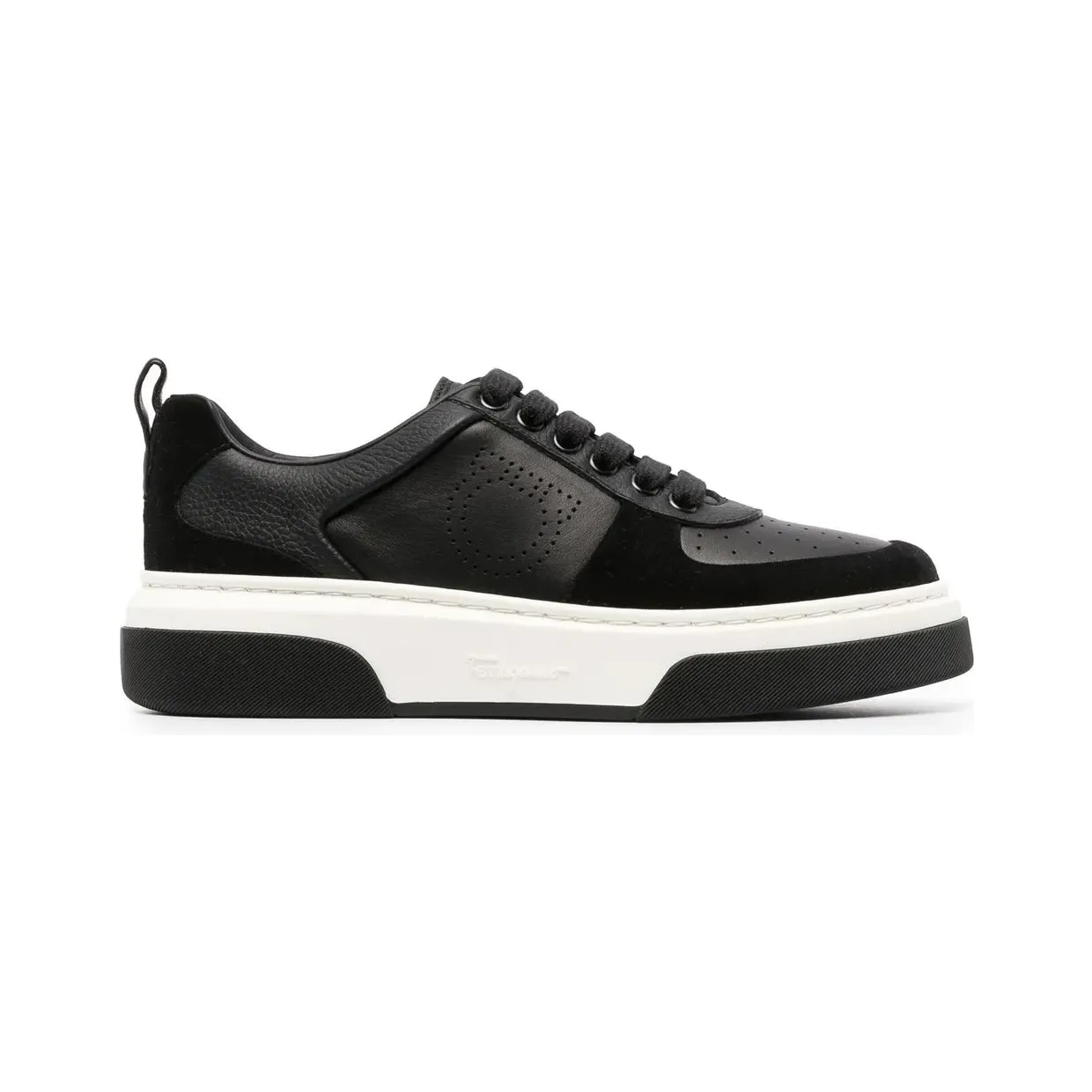 Ferragamo Gancini tweekleurige “Black” (758338)