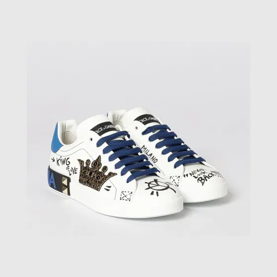 Dolce & Gabbana Sneakers Gnawed Blue (CS1759A02198W921)