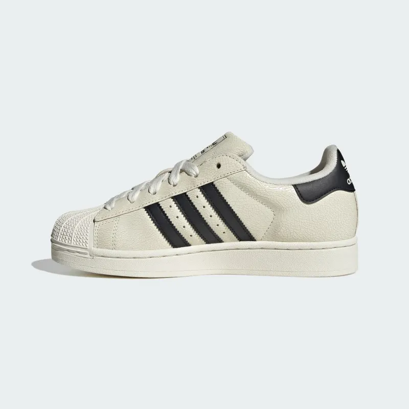 Adidas SUPERSTAR II Shoes Off White / Core Black / Off White (JS4013)