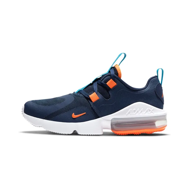 Nike Air Max Infinity “Midnight Navy / Laser Blue / White / Hyper Crimson” (BQ5309-400)