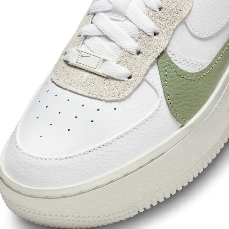 Nike Air Force 1 PLT.AF.ORM White Oil Green (FJ4739-100)